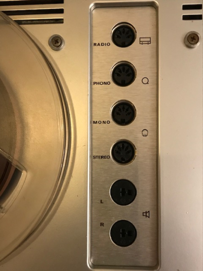 1960 ALMAN TELEFUNKEN MAGNETOPHON 204 STEREO CİF HOPORLÖR MAKARA BANT CALAR
