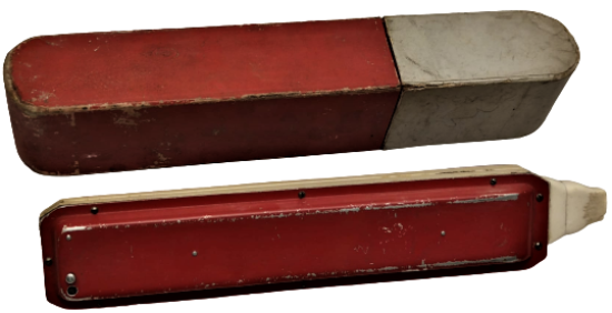 1960 HONNER MELODICA ALTO MADEIN GERMANY ORJINAL KUTUSUNDA TENEKE VE BAKALIT KIRMIZI KREM RENKLERDE