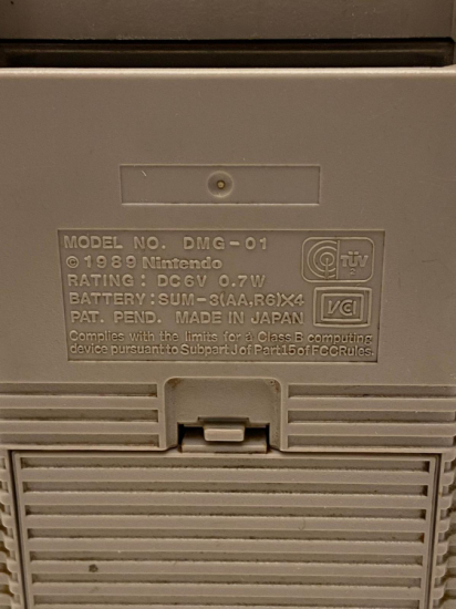 1989 NINTENDO GAME BOY OYUN KONSOLU DMG 01 EKSİKSİZ