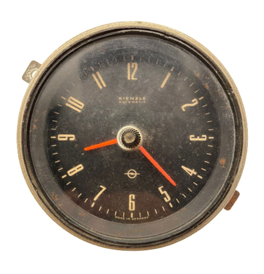 ALMAN 1966 KIENZLE AUTOMATIC OPEL KADETT CLOCK ÖN GOUS TORPİDO SAATİ