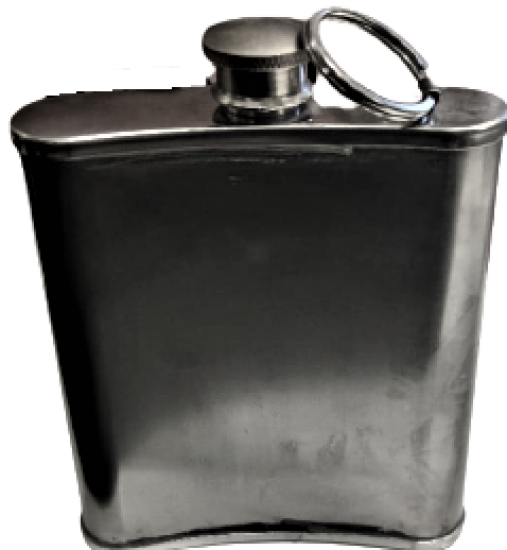 CEPDE TAŞINABİLİR MATARA KROM CELİK NİKEL KAPLAMA STAINLESS STEEL 8 OZ ÇELİK CEP MATARASI