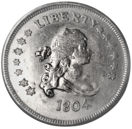 LİBERTY 1804 UNİTED STATES OF AMERICA SİLVER ONE DOLLAR GÜMÜŞ 1 AMERİKAN DOLARI ( Replikadır )