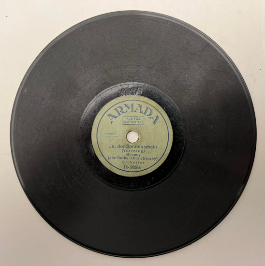 NACHTVÖGEL POLKA ORCHESTER - JA DER SONNENSCHEİN SHİMMY ORCHESTER 78 DEVİR TAŞ PLAK