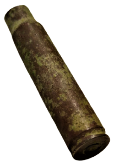 OSMANLI AY YILDIZ BAYRAK VE ÜZERİ OSMANLICA YAZILI İÇERSİ BOŞ SAVAŞDA KULLANILMIŞ MAVZER MERMİ KOVANI