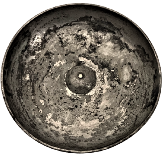 OSMANLI BRONZ EL DÖGME İÇERSİ KALAYLI OLDUKCA ETLİ HAMAM TASI