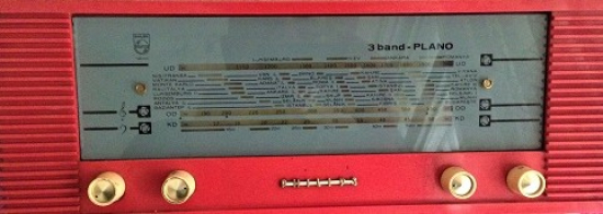 PHILIPS TUBE 3 BAND PLANO LW SW MW RENKLİ KASA 1964 TÜRK MALI RADYO