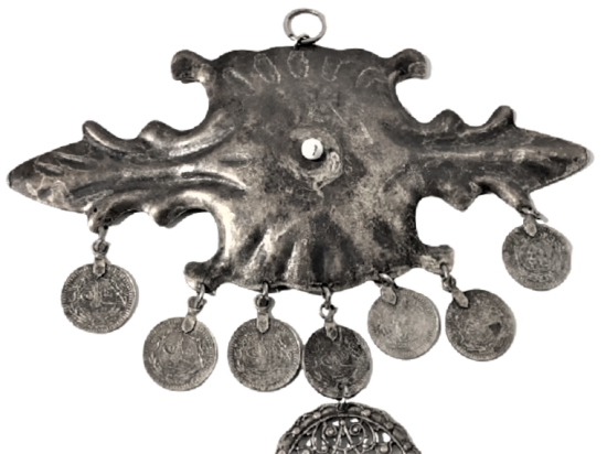 TÜRKMEN ÖZBEK GELİN DUVAK TEPELİGİ BEREKET VE KISMET İCİN ALIN TAKISI