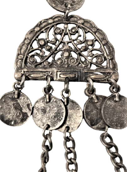 TÜRKMEN ÖZBEK GELİN DUVAK TEPELİGİ BEREKET VE KISMET İCİN ALIN TAKISI