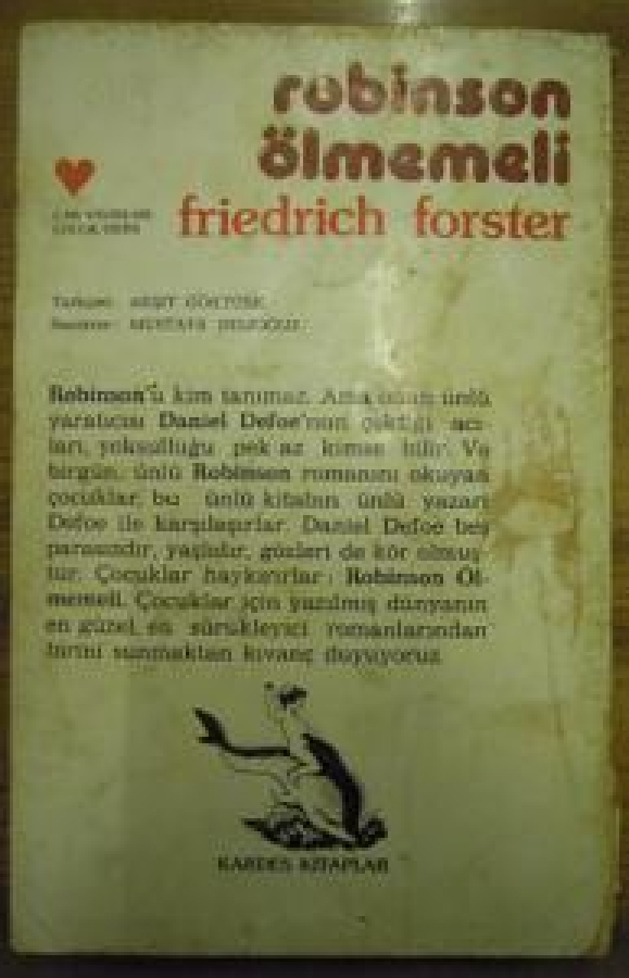 thumbROBİNSON ÖLMEMELİ FRİEDRİCH FORSTER