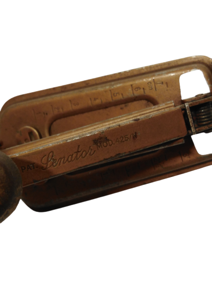 thumb1940 SENATOR STAPLER MOD.425/N AVUSTURYA ÜRETİMİ METAL ANTİKA TEL ZIMBA KOLEKSİYON ÜRÜNÜ