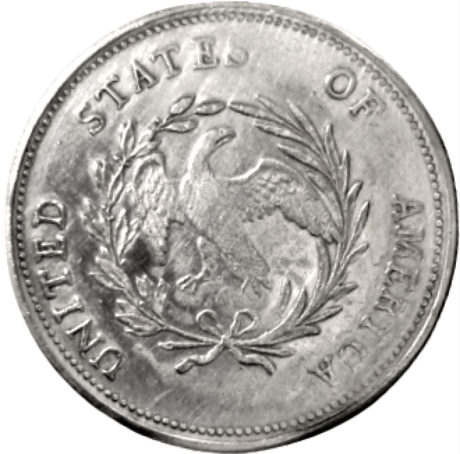 thumbLİBERTY 1796 UNİTED STATES OF AMERICA SİLVER ONE DOLLAR GÜMÜŞ 1 AMERİKAN DOLARI ( Replikadır )